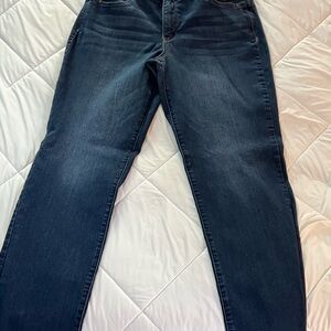 Democracy Dark Blue Straight Leg Jeans